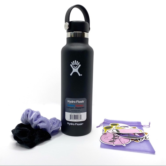 hydro flask with scrunchie